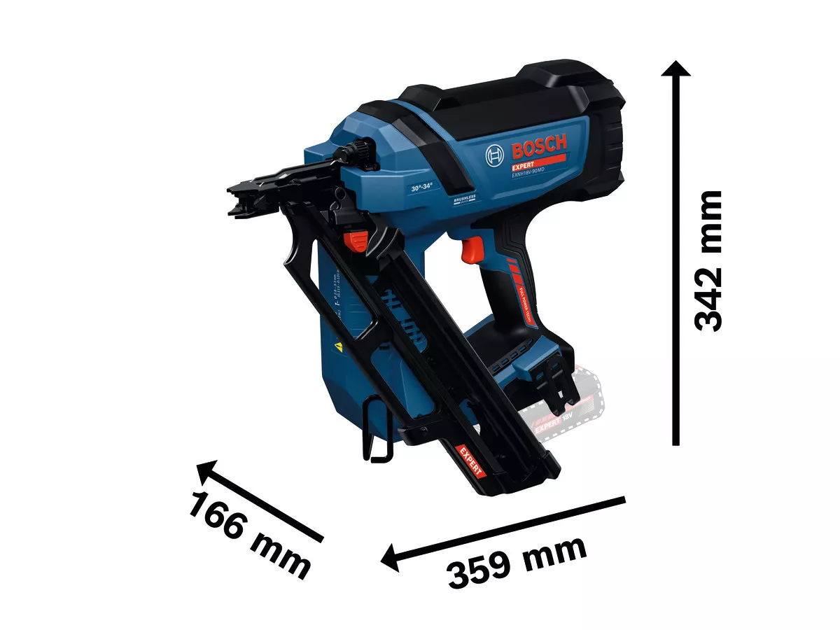 cloueur sans-fil EXPERT EXNH18V-90MD BOSCH solo + XL-BOXX